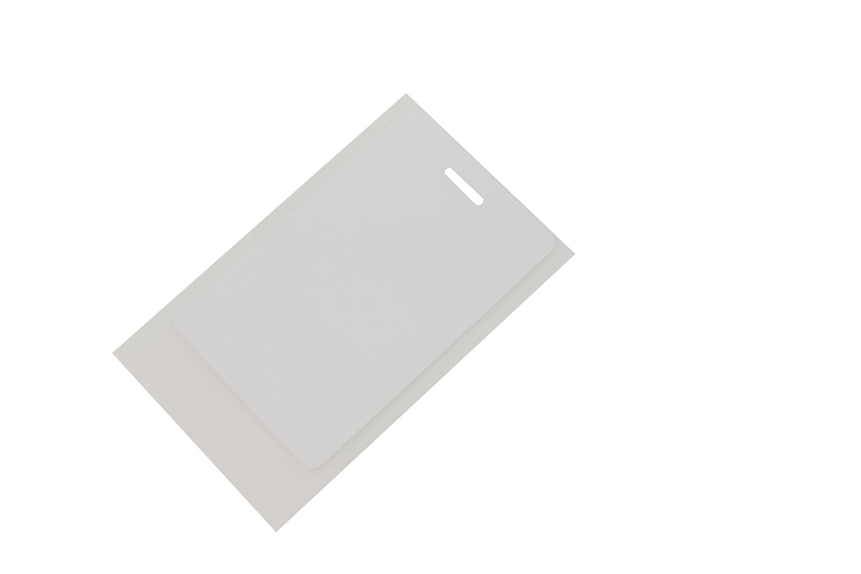 ID-CARD TRANSPARENT HOLDER/COVER/SKIN. CHEMICAL RESISTANT. MADE OF POLYURETHANE