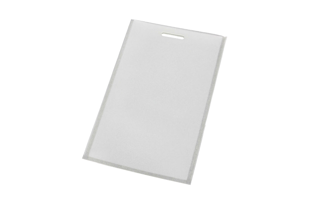 ID-CARD TRANSPARENT HOLDER/COVER/SKIN. CHEMICAL RESISTANT. MADE OF POLYURETHANE