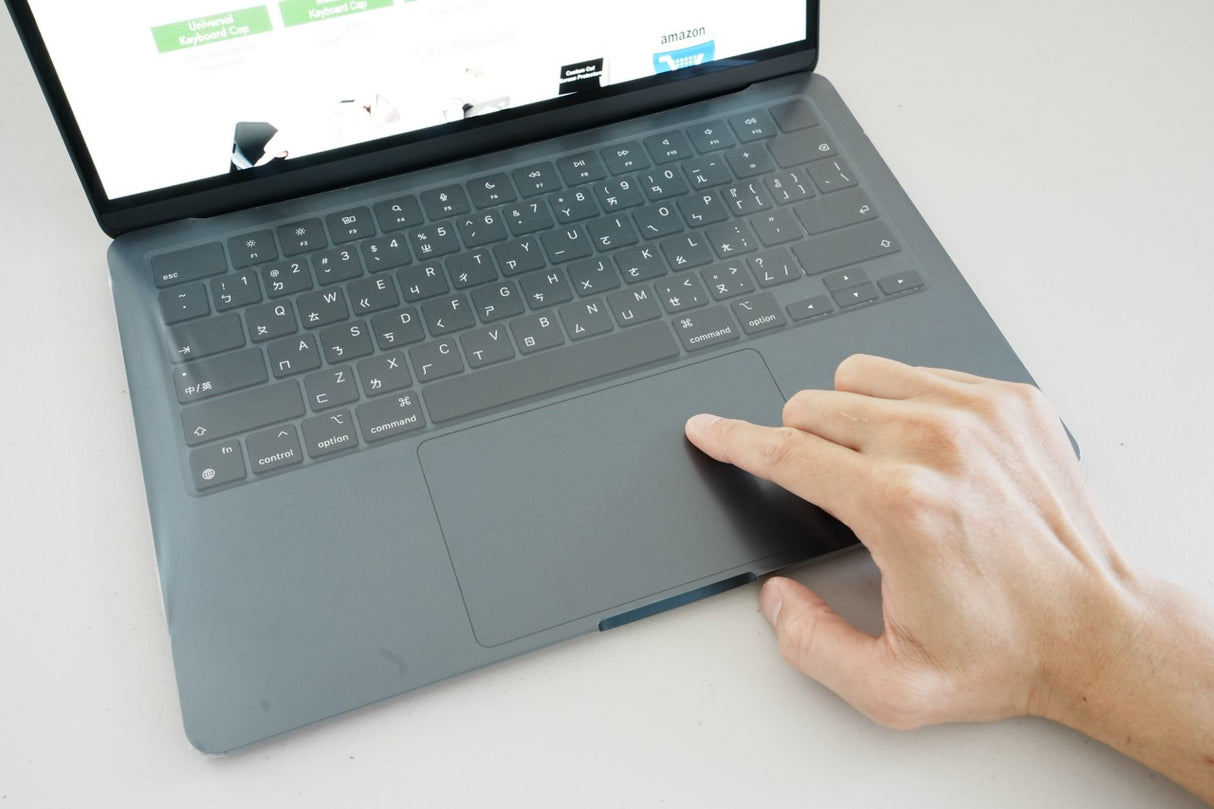 Universal Laptop Keyboard and Touchpad Cover MacBook Air M2, M3, M4 - with touch ID support