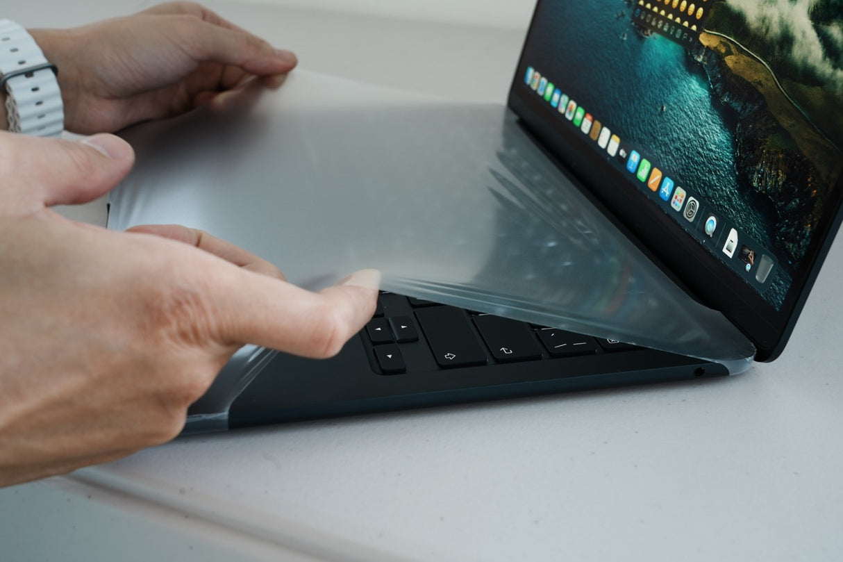 Universal Laptop Keyboard and Touchpad Cover MacBook Air M2, M3, M4 - with touch ID support