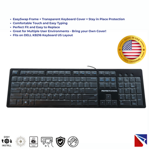 EasySwap Frame and Cover for DELL KB216 Keyboard