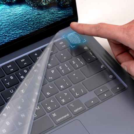 Universal Laptop Keyboard and Touchpad Cover MacBook Air M2, M3, M4 - with touch ID support