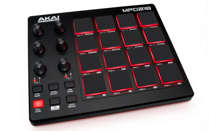 AKAI MPD218 Pad Cover / Label Skin