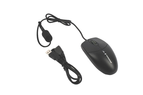 Waterproof Wired Mouse, Black, Right 